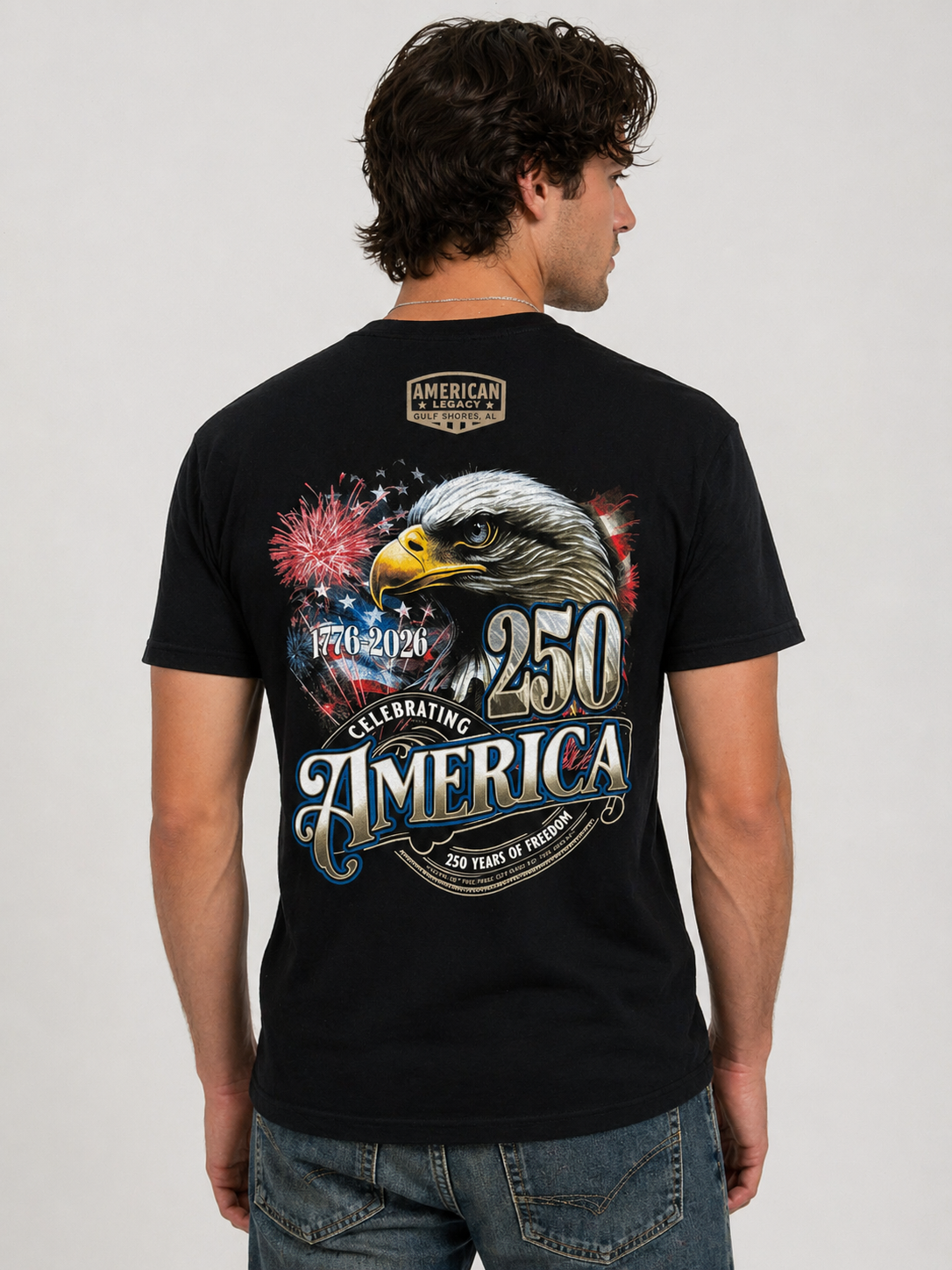America 250 Eagle Shirt – 1776–2026 Patriotic Celebration Tee