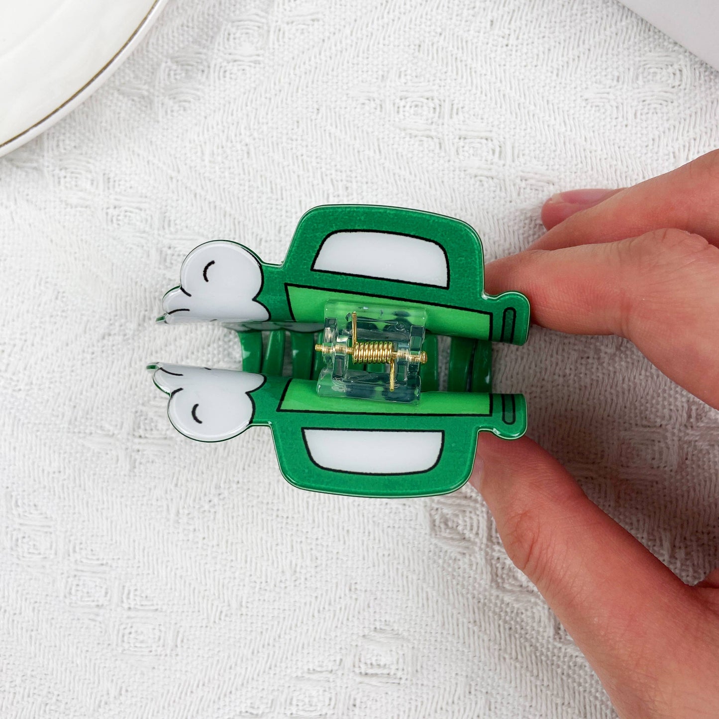 St. Patrick's Day Shamrock Hat Hair Clip