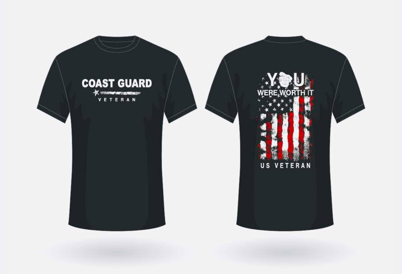 Coast Guard “You Were Worth It” Veteran T-Shirt