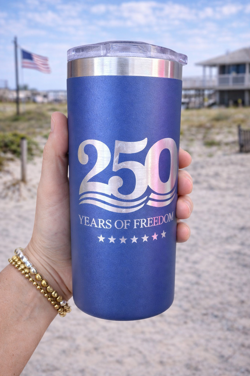 America 250 Stainless Steel Tumbler – 250 Years of Freedom Travel Cup