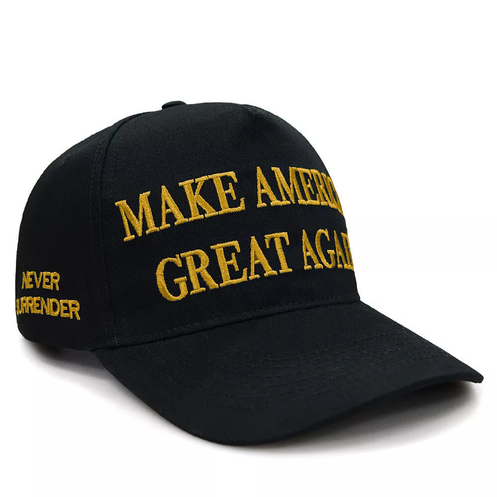 Gold and Black MAGA American Made