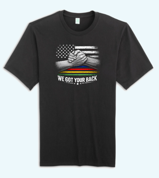 We Got Your Back T-Shirt Black