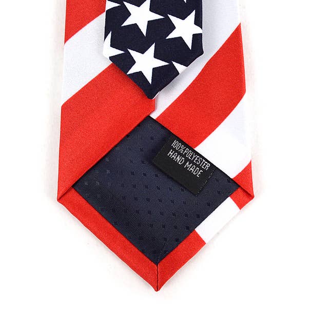 American Flag Novelty Tie
