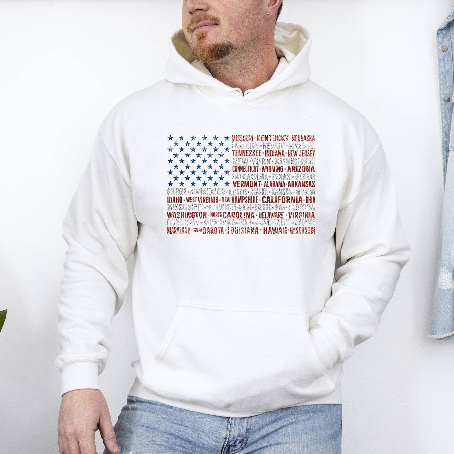 American Flag 4th of July Hoodie