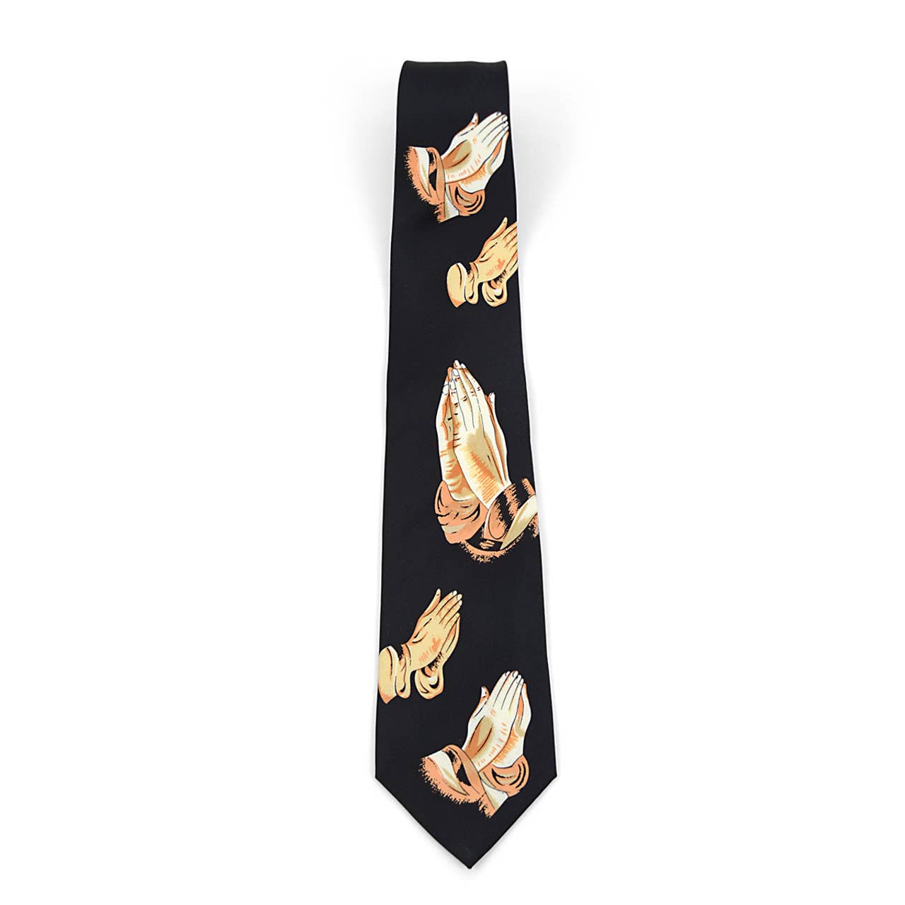 Men's Prayer Hands Novelty Tie