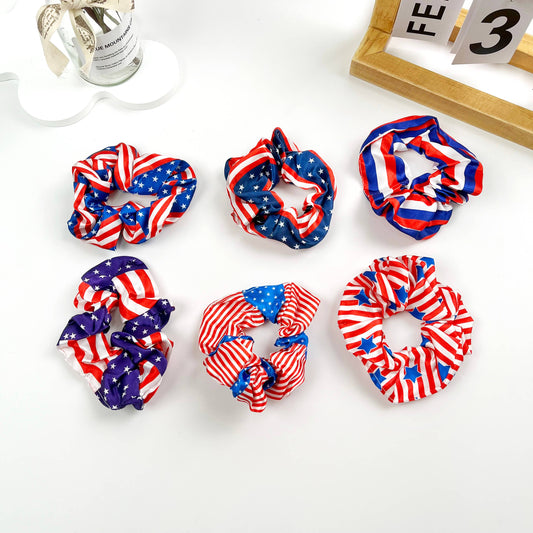 Independence Day American Flag Hair Tie