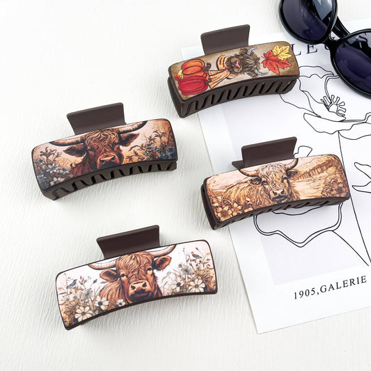 Western cowboy style Hair clips