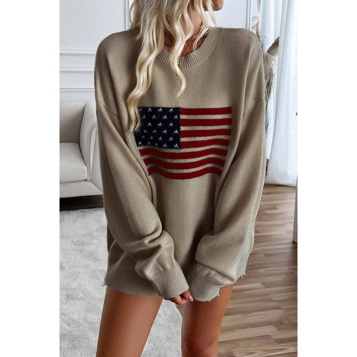 American Flag Sweatshirt