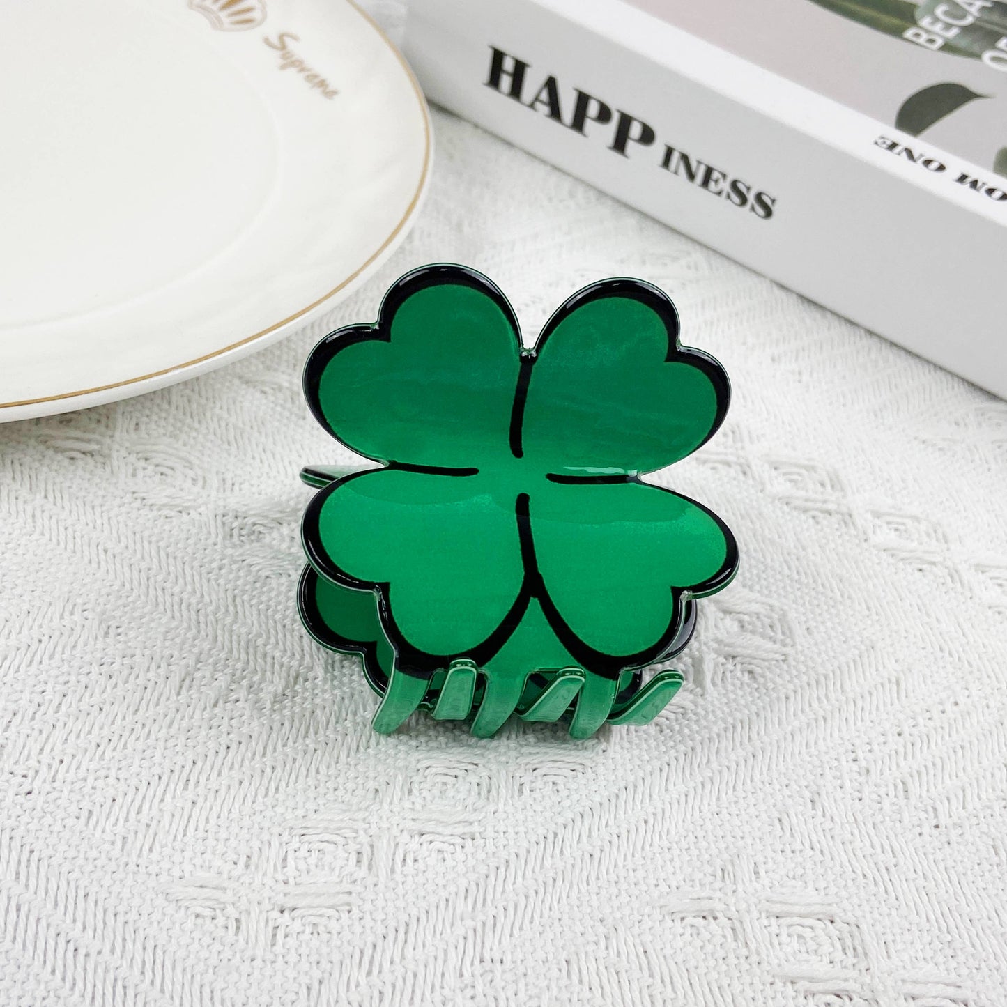 St. Patrick's Day Shamrock Hat Hair Clip