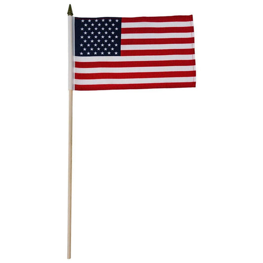 USA 8x12in Stick Flag