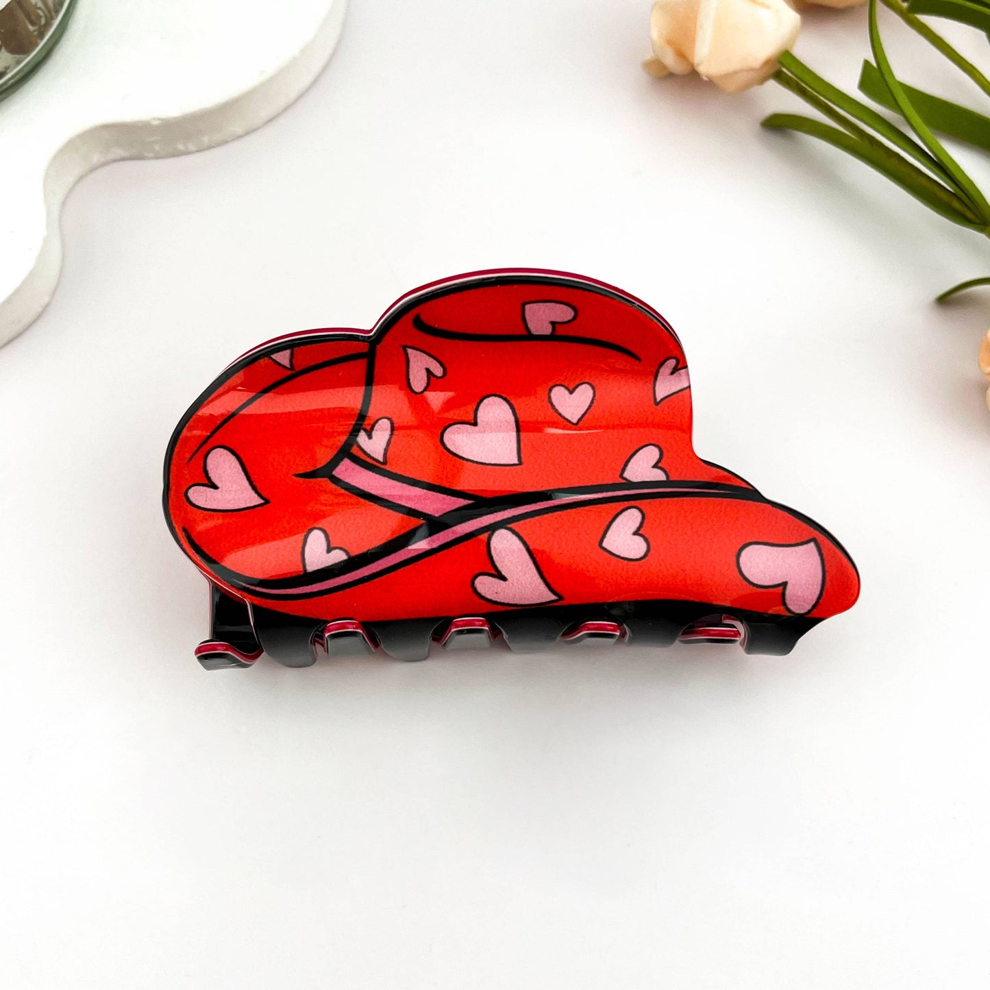 Western Cowboy Hat Hair Claw