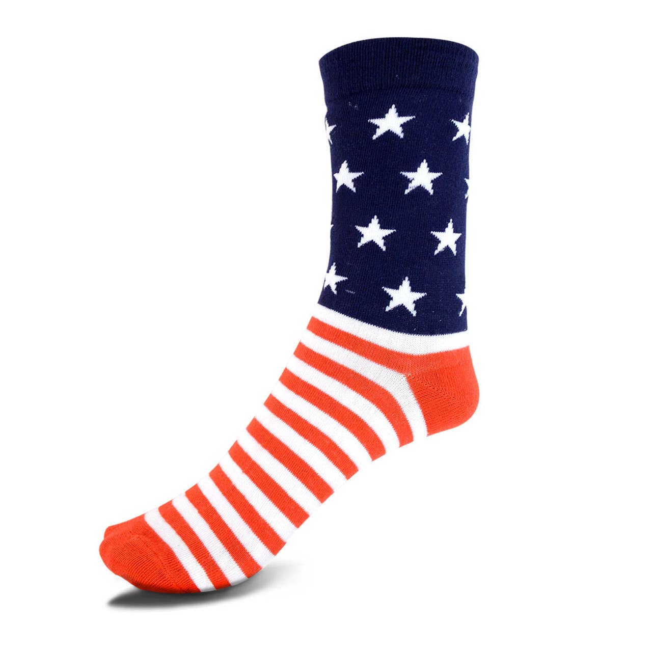 3 Pairs Pack Women's American Flag Novelty Socks