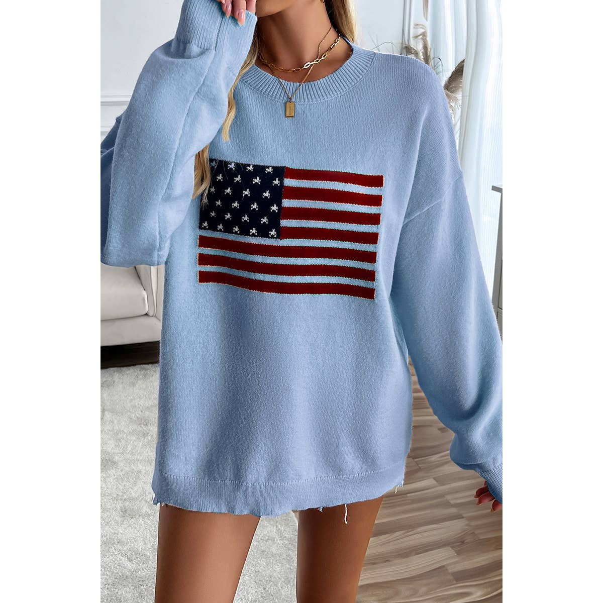 American Flag Sweatshirt