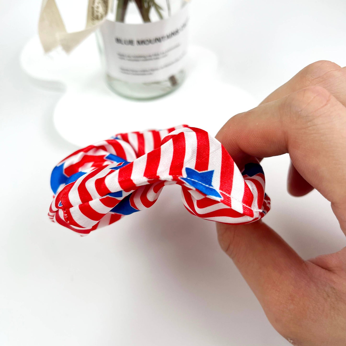 Independence Day American Flag Hair Tie