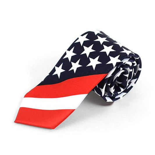 American Flag Novelty Tie