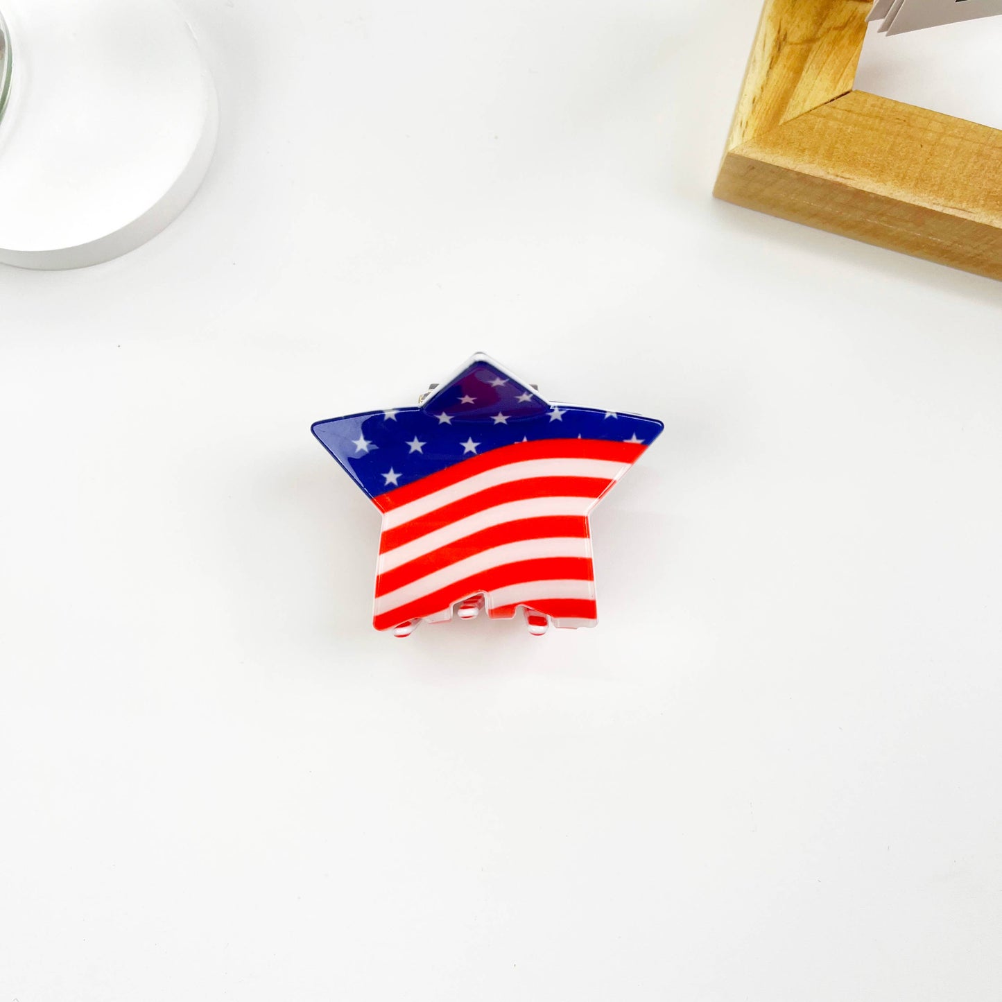 Independence Day American Patriotic Star Hair Clip