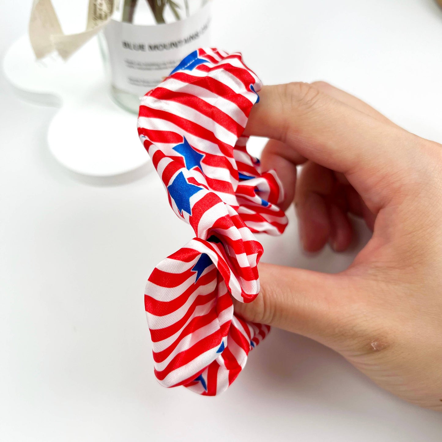 Independence Day American Flag Hair Tie