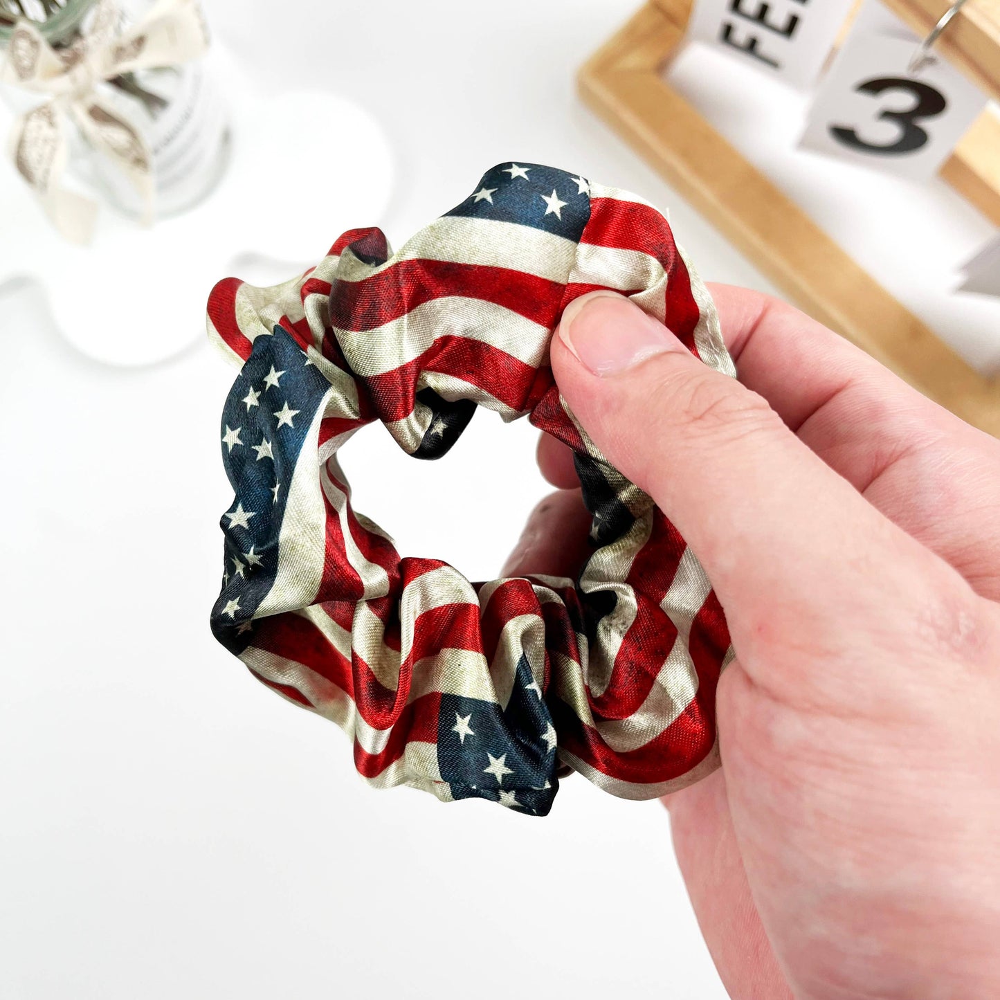 Independence Day American Flag Distressed Headband