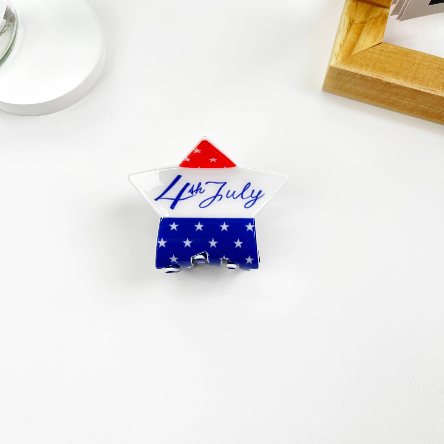 Independence Day American Patriotic Star Hair Clip