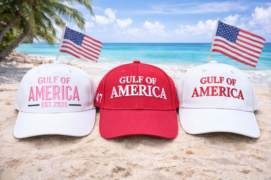 Gulf of America Hat – Patriotic Beach & Vacation Cap