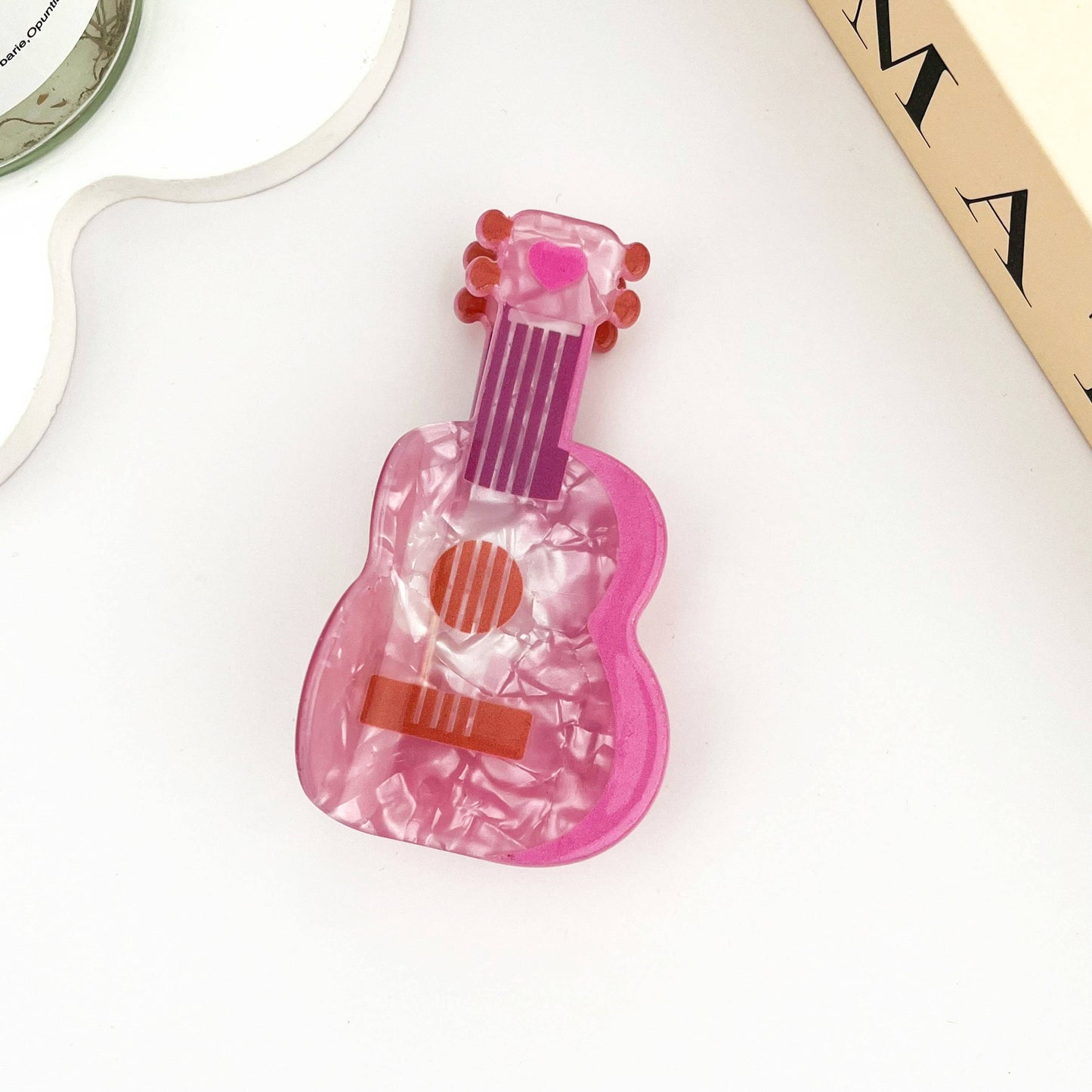 Guitar Hair Claw Clip