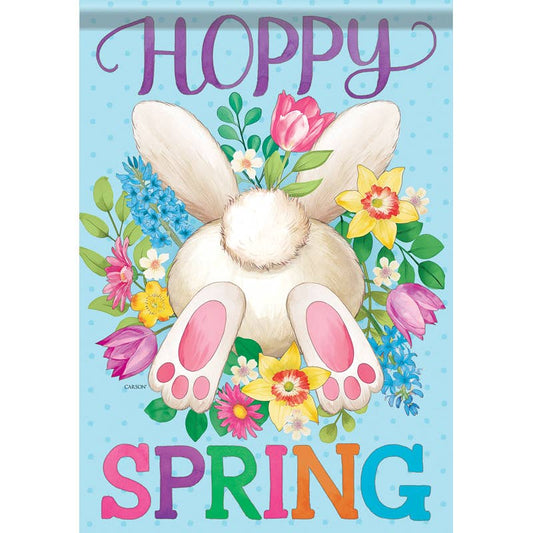 "Hoppy Spring" Dura Soft™ Garden Flag