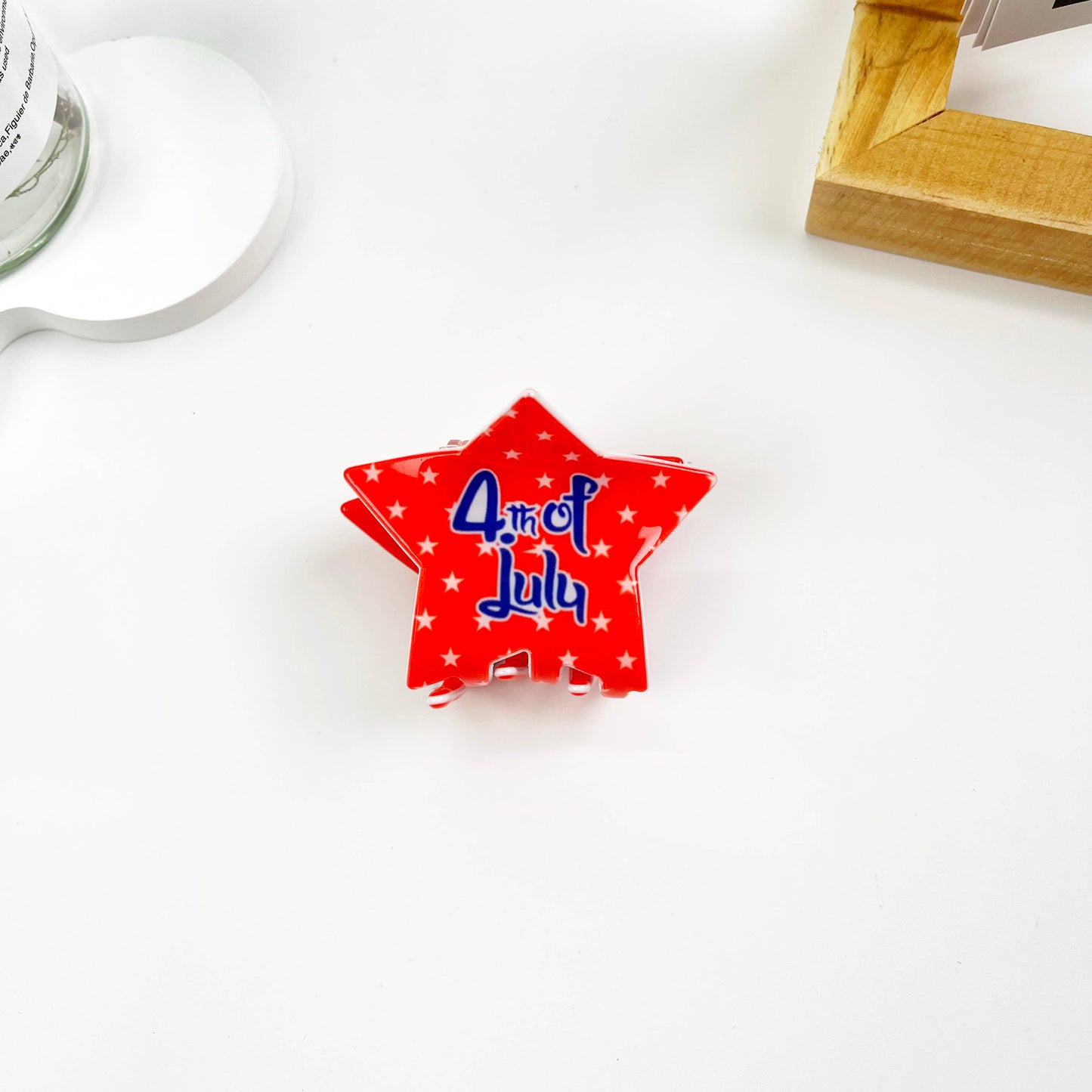 Independence Day American Patriotic Star Hair Clip