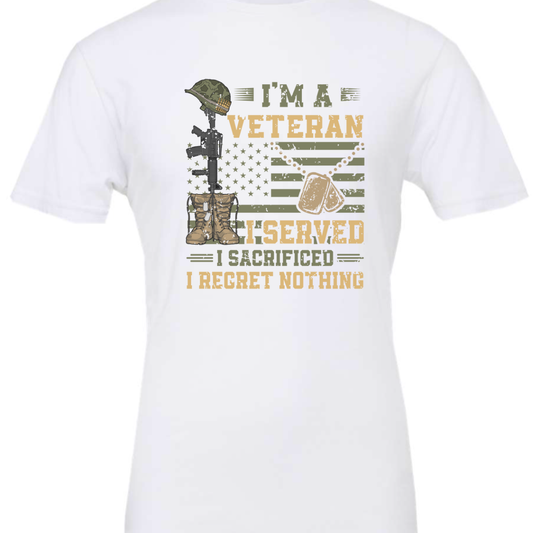 I Am A Veteran Unisex Tee