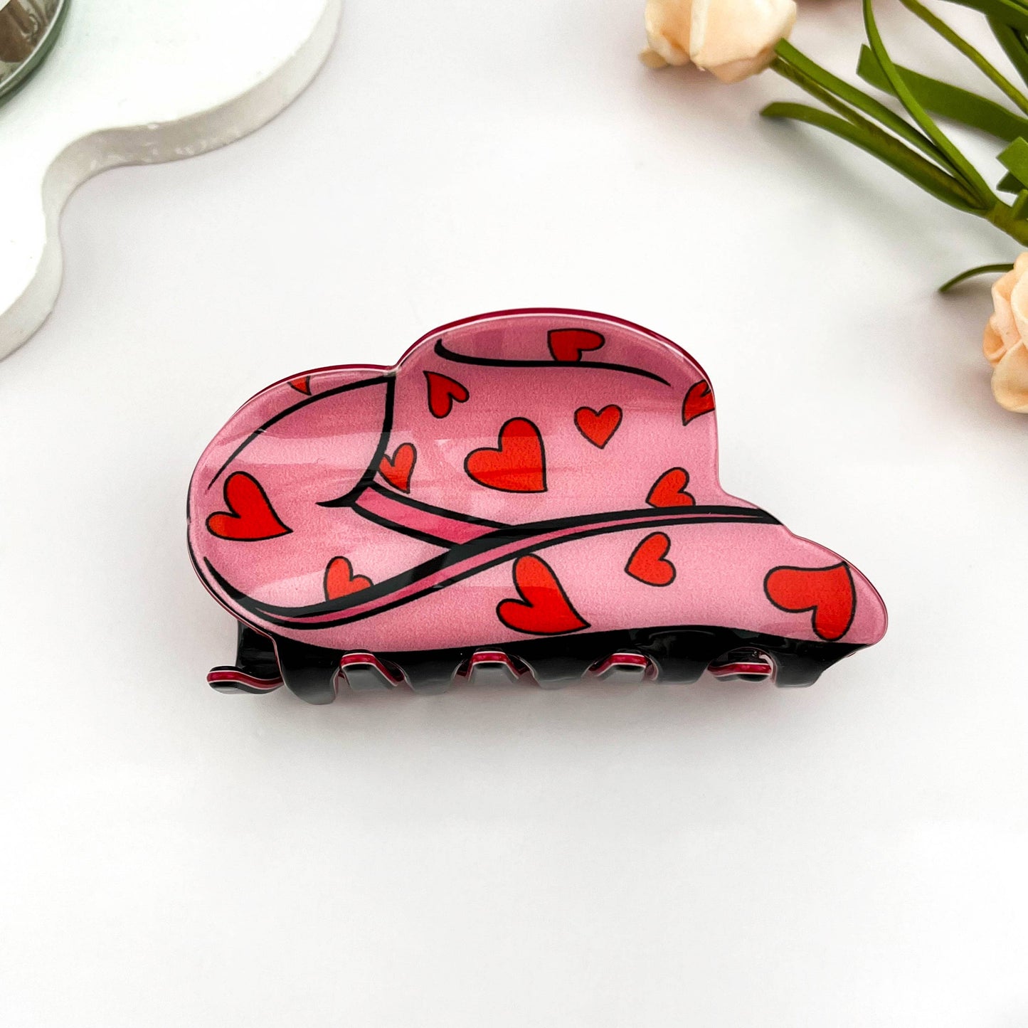 Western Cowboy Hat Hair Claw