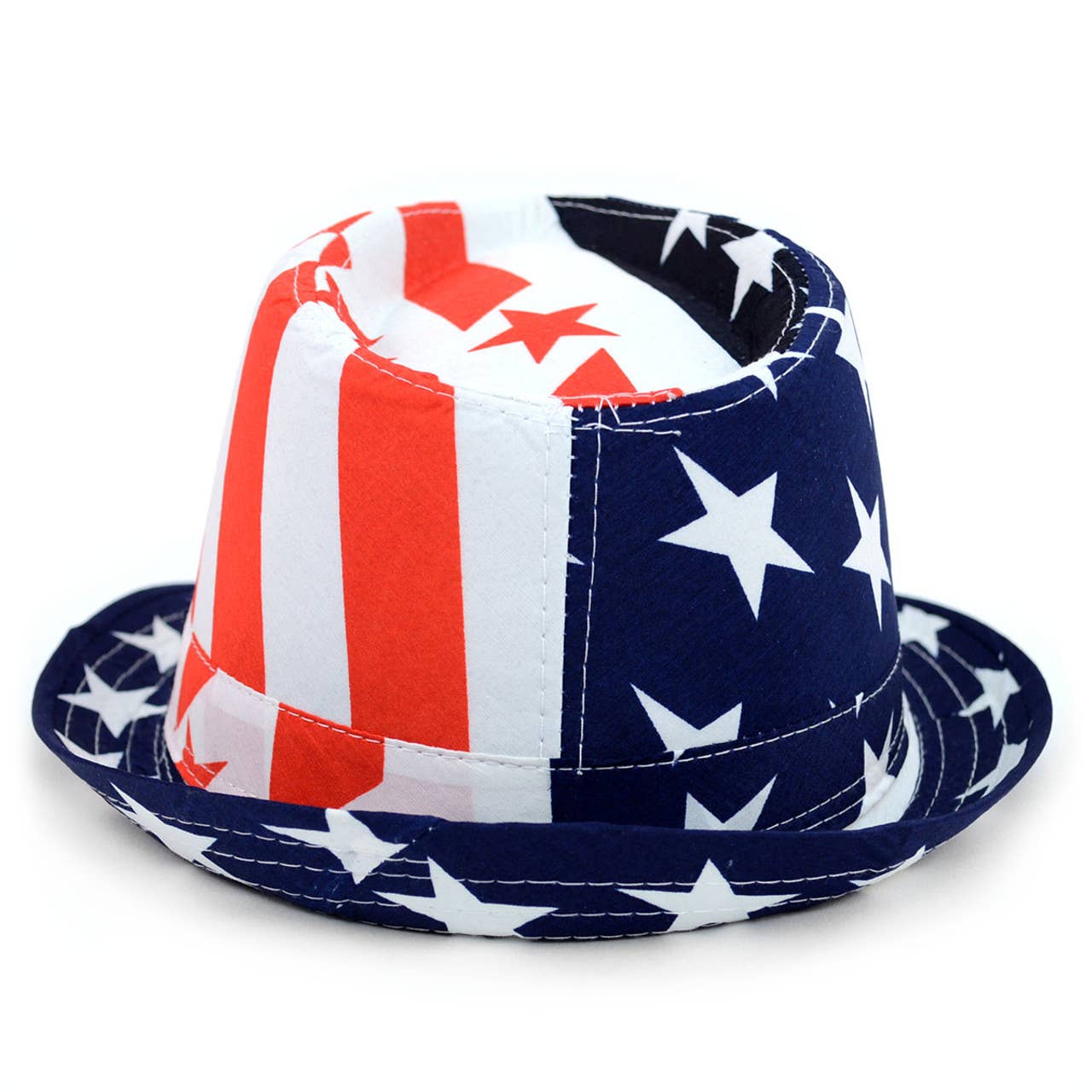 Unisex Stars & Stripes American Flag Fedora Hat