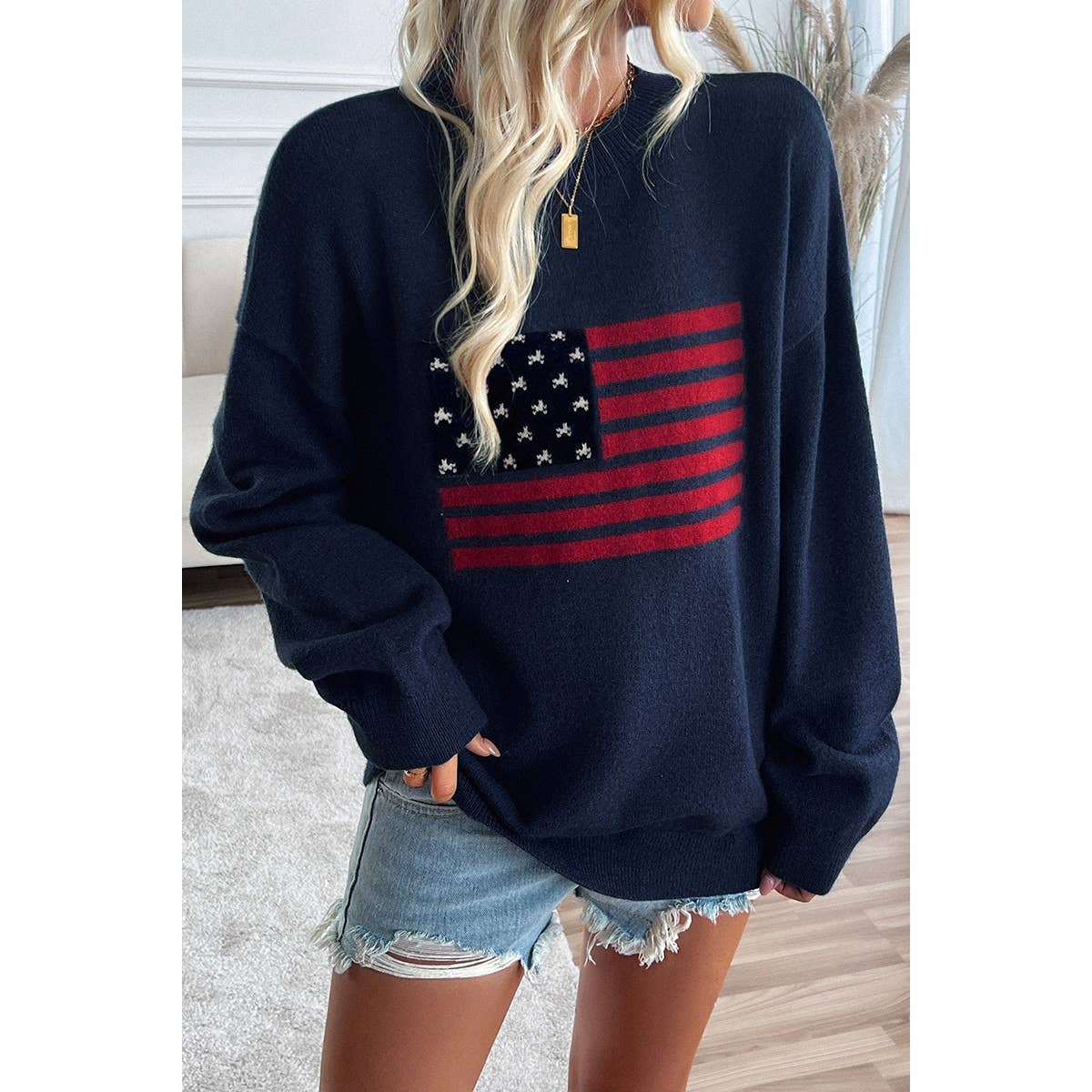 American Flag Sweatshirt