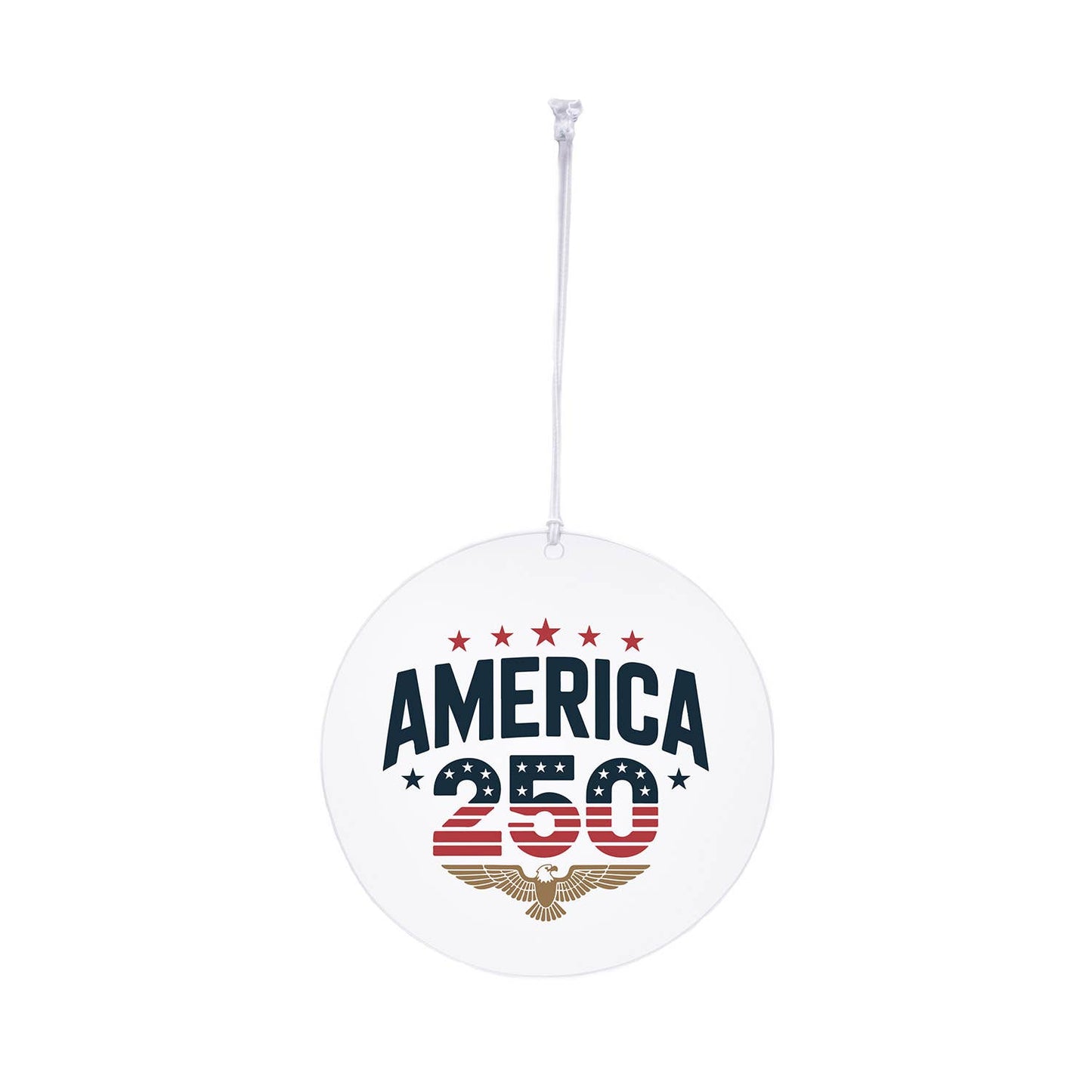 Stars and Stripes America 250 Rearview Mirror Hang