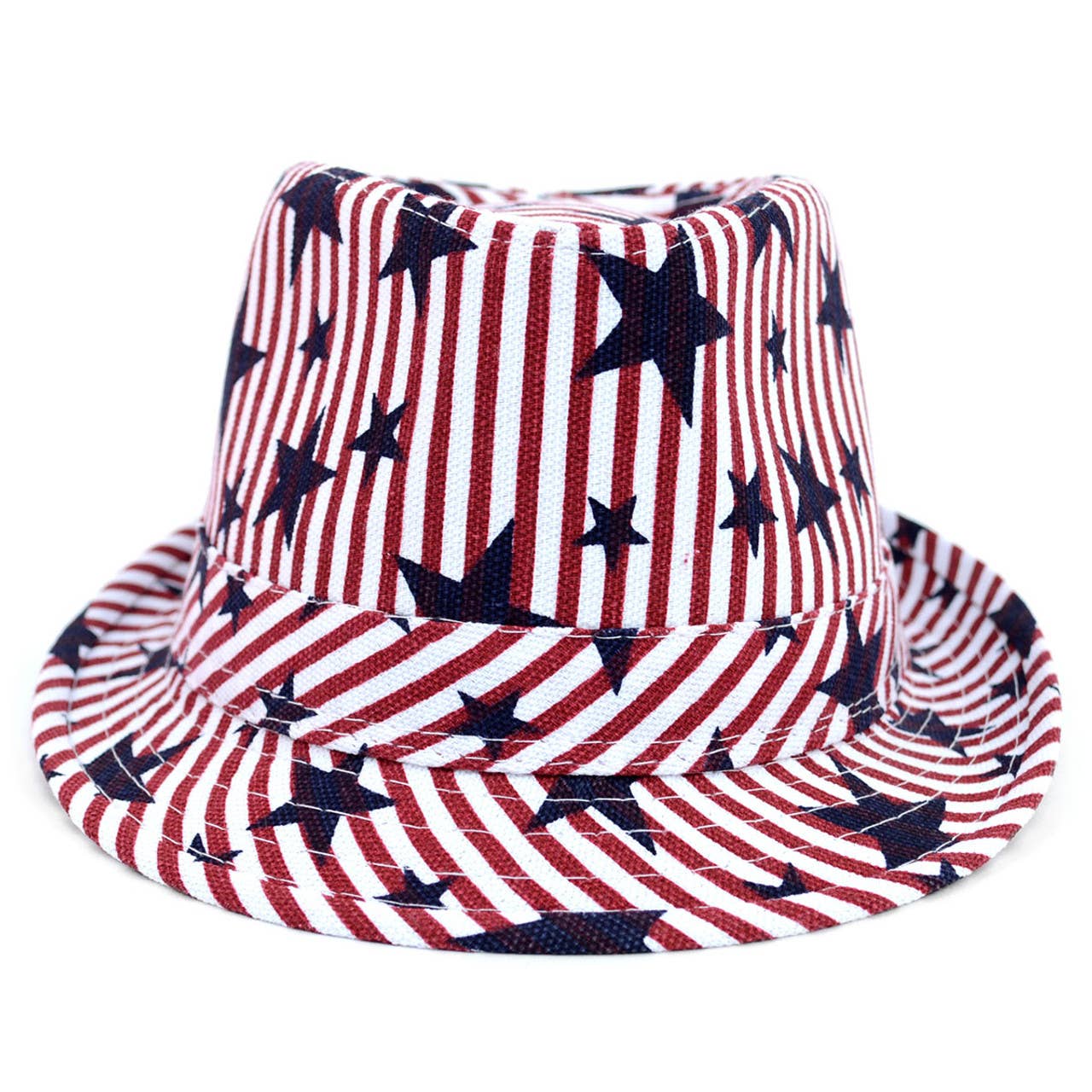 Unisex USA Stars & Stripes American Flag Fedora