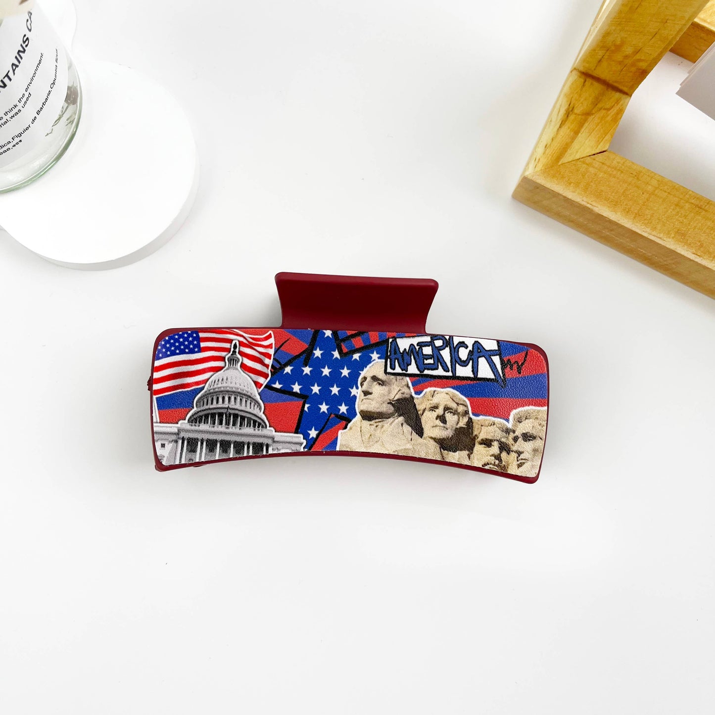 4“ Independence Day Hair Clip
