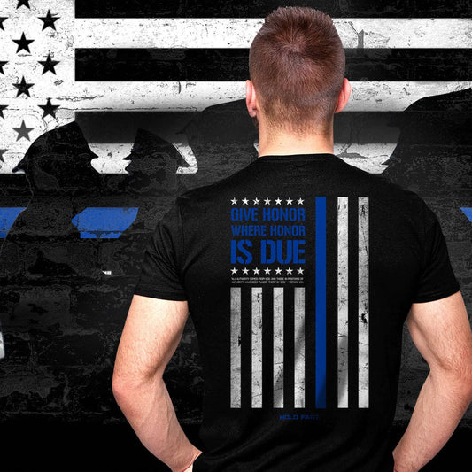 T-Shirt Police Flag