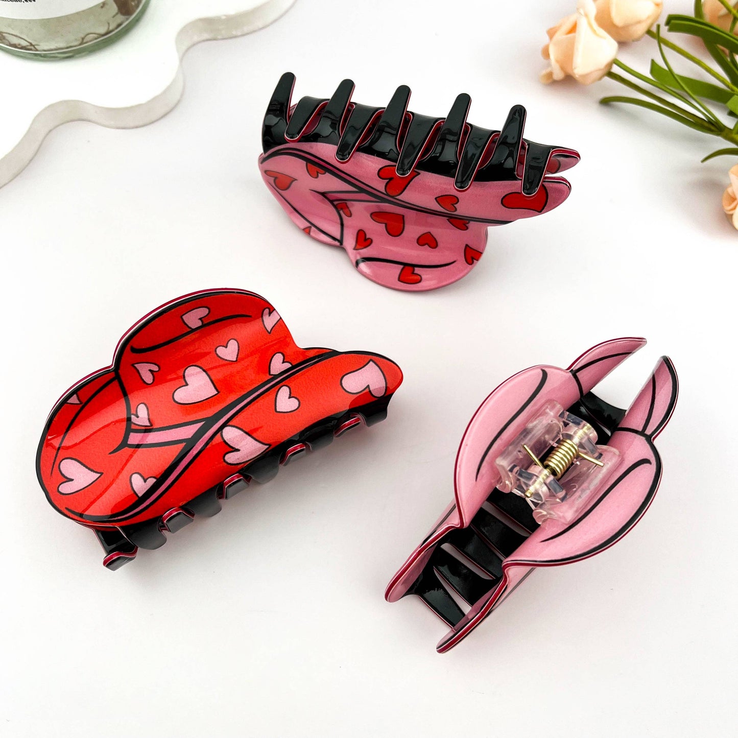 Western Cowboy Hat Hair Claw