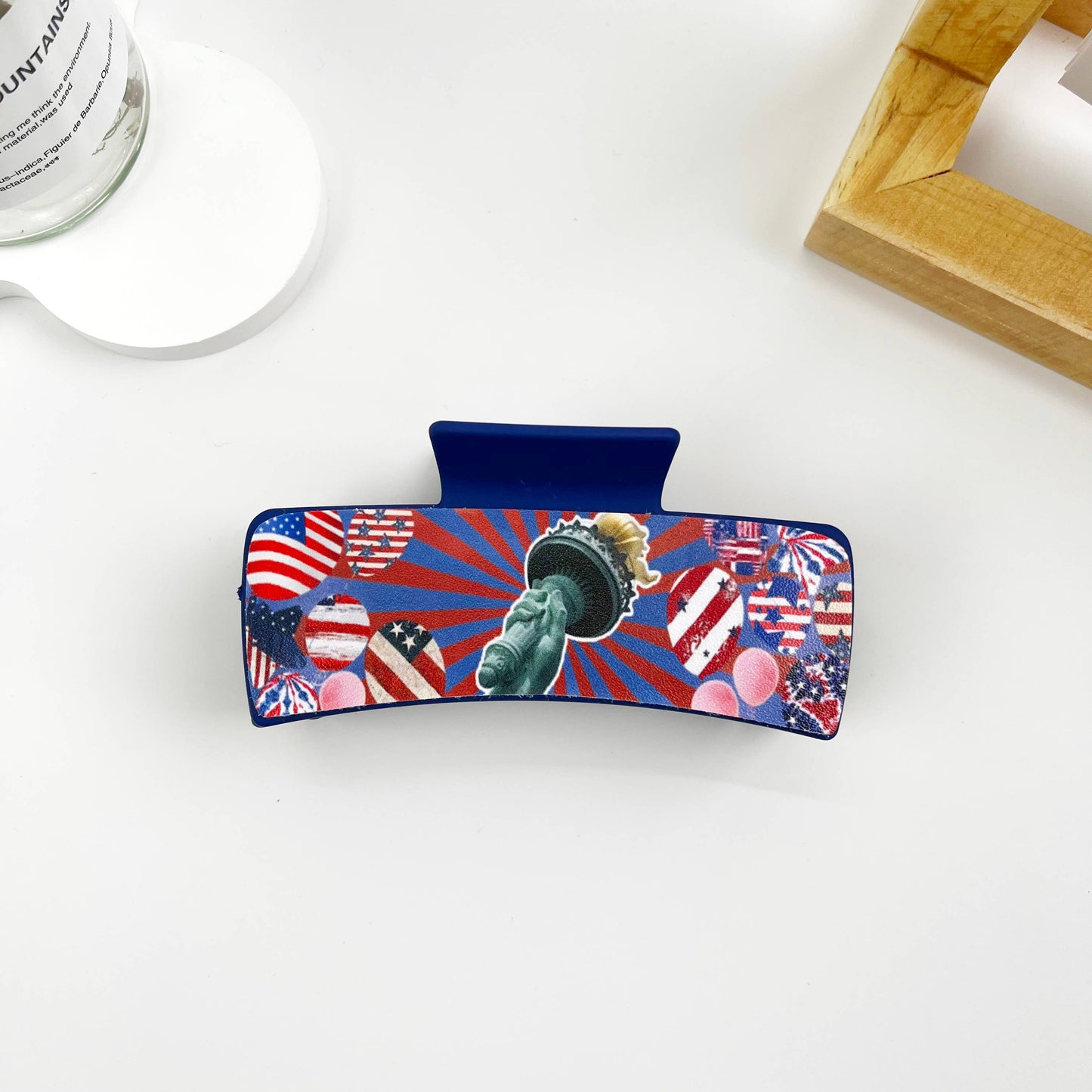 4“ Independence Day Hair Clip