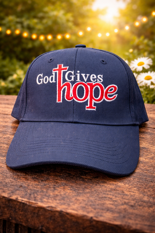 God Gives Hope Hat – Christian Faith Inspirational Cap