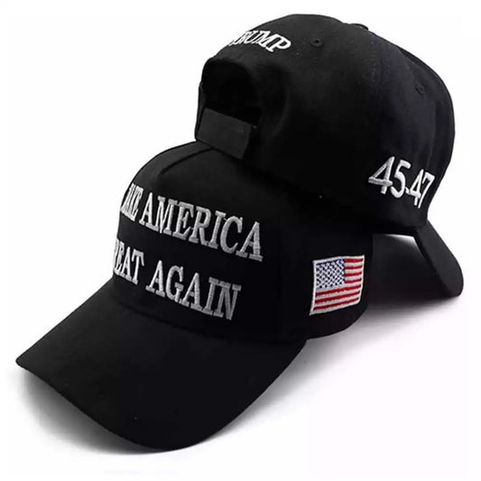 Dark MAGA Hat Elon Musk Edition