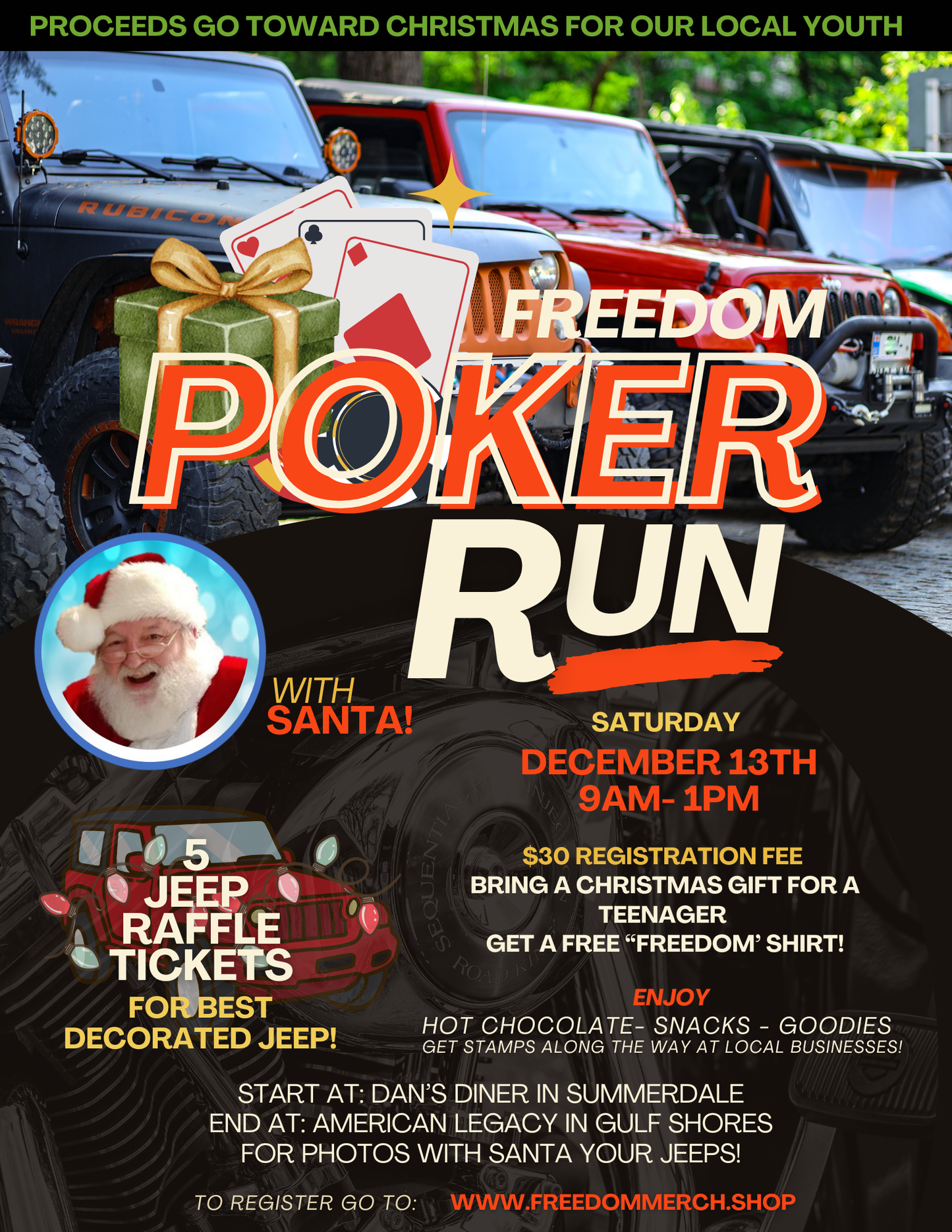 Additional Shirt - Freedom Poker Run with Santa