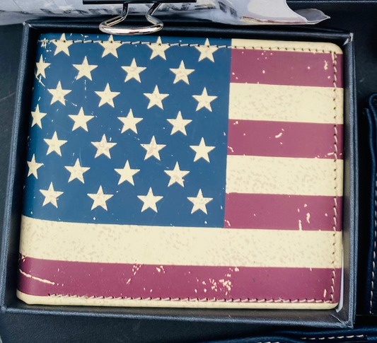 Men’s American Flag Billfold Wallet – Classic Patriot Edition