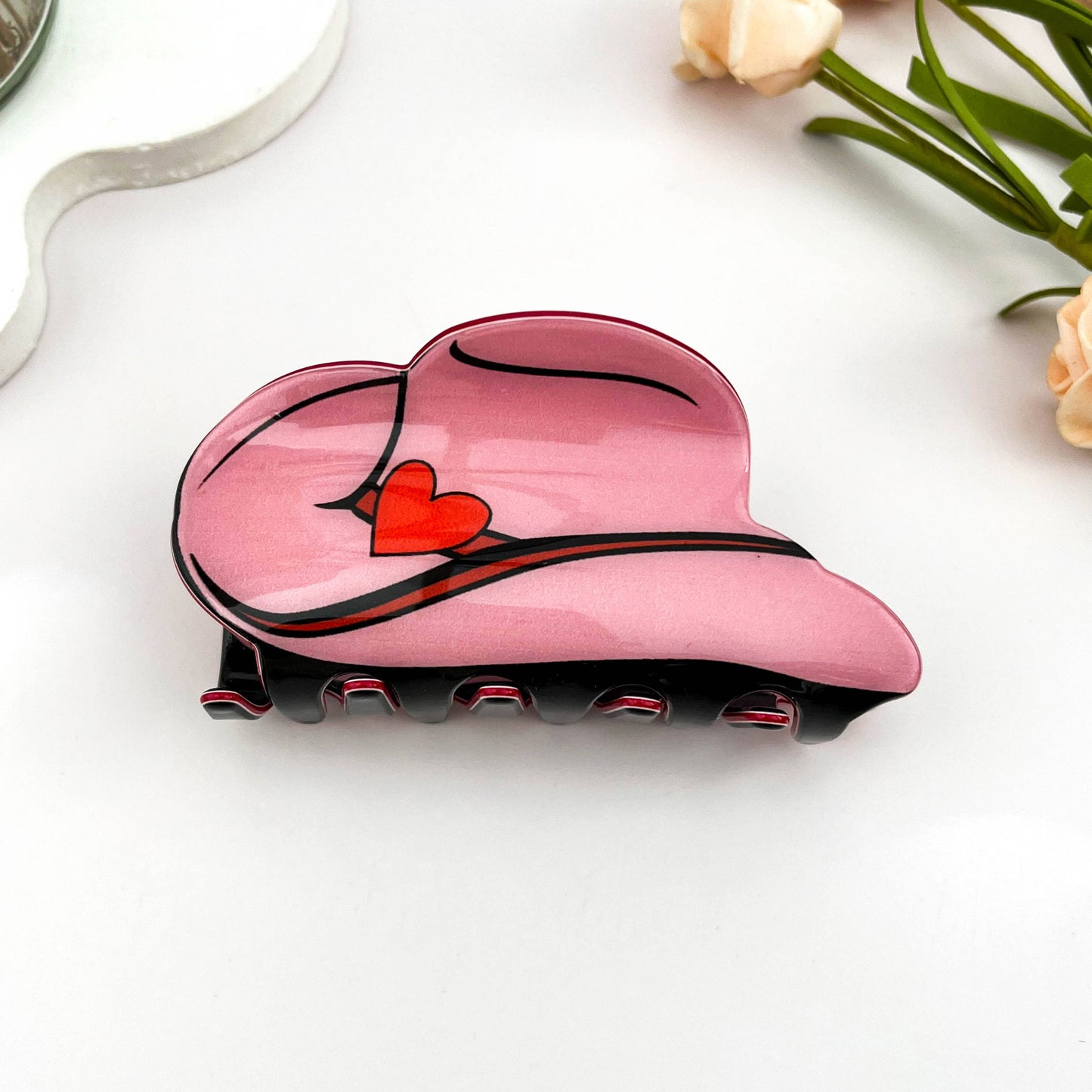 Western Cowboy Hat Hair Claw