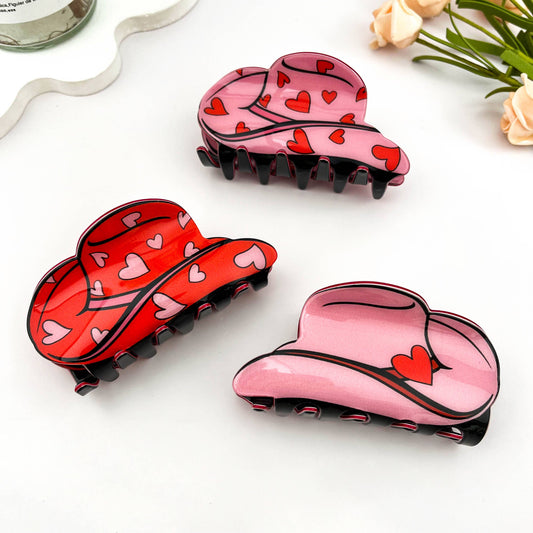 Western Cowboy Hat Hair Claw