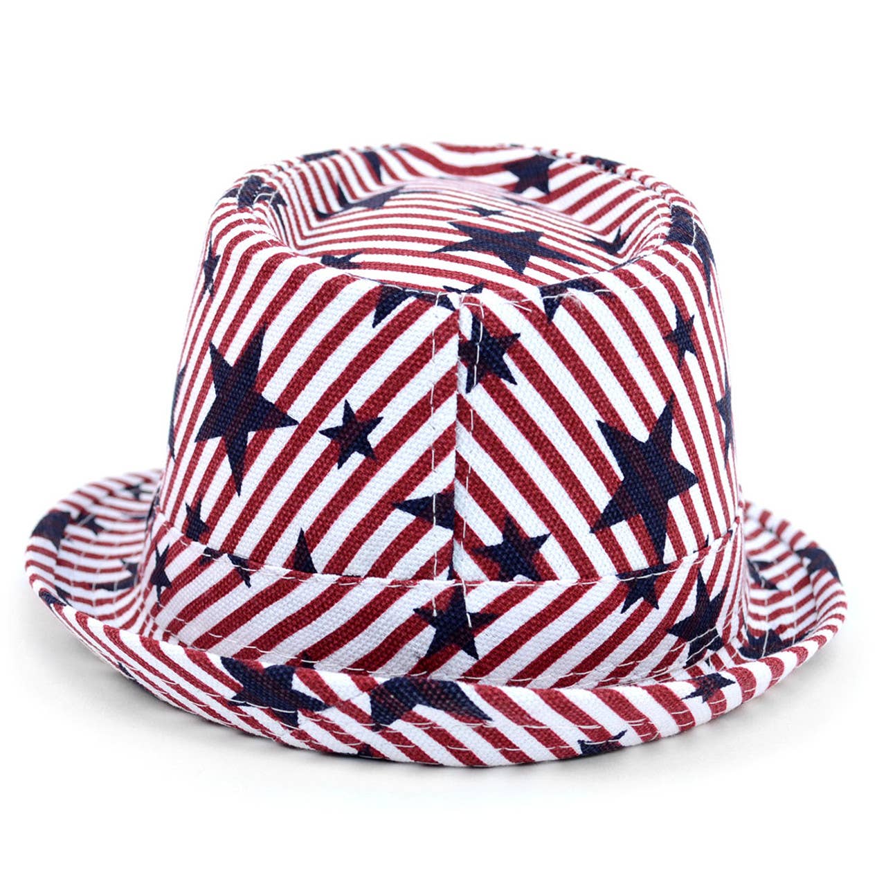Unisex USA Stars & Stripes American Flag Fedora