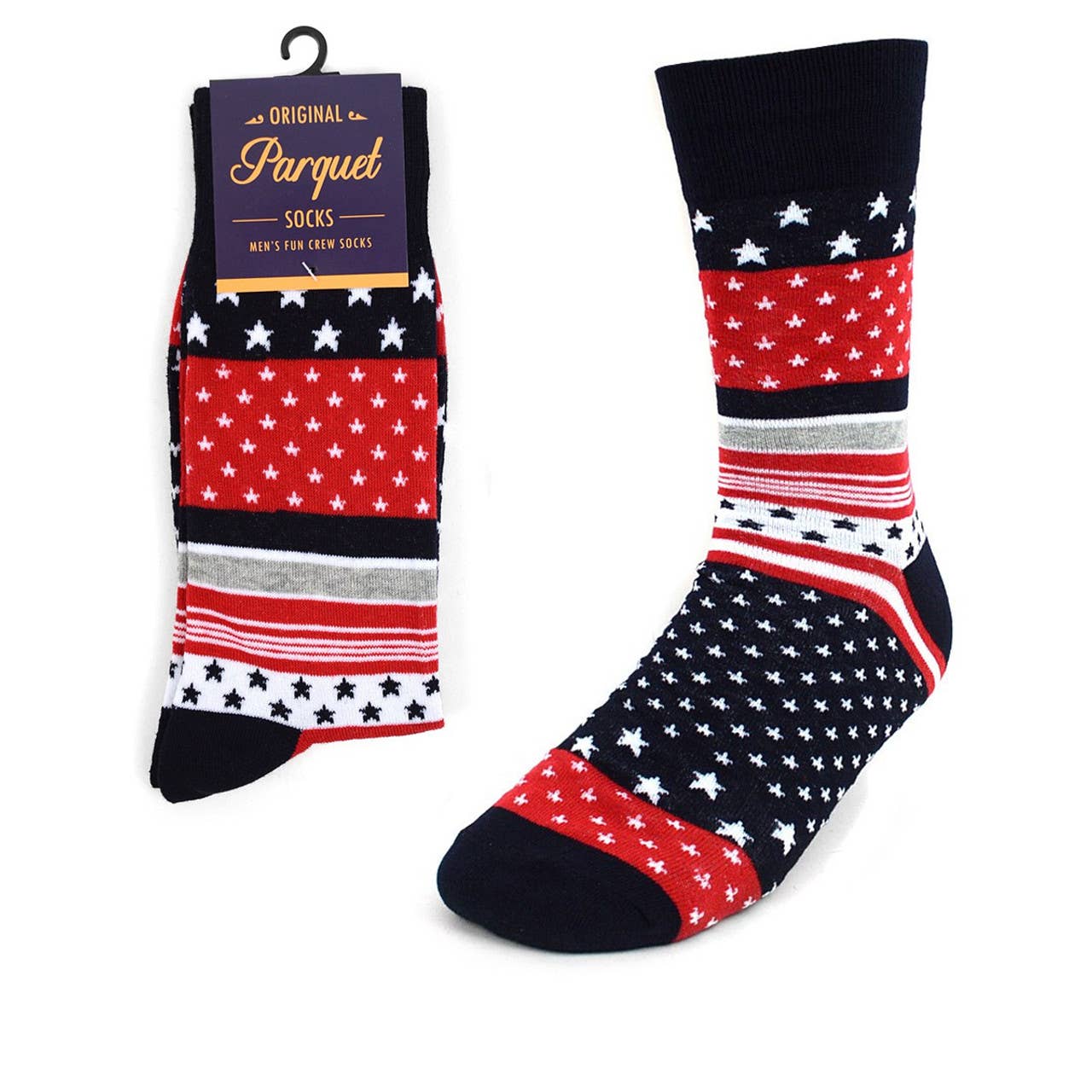 Men's USA Patriotic Novelty Socks