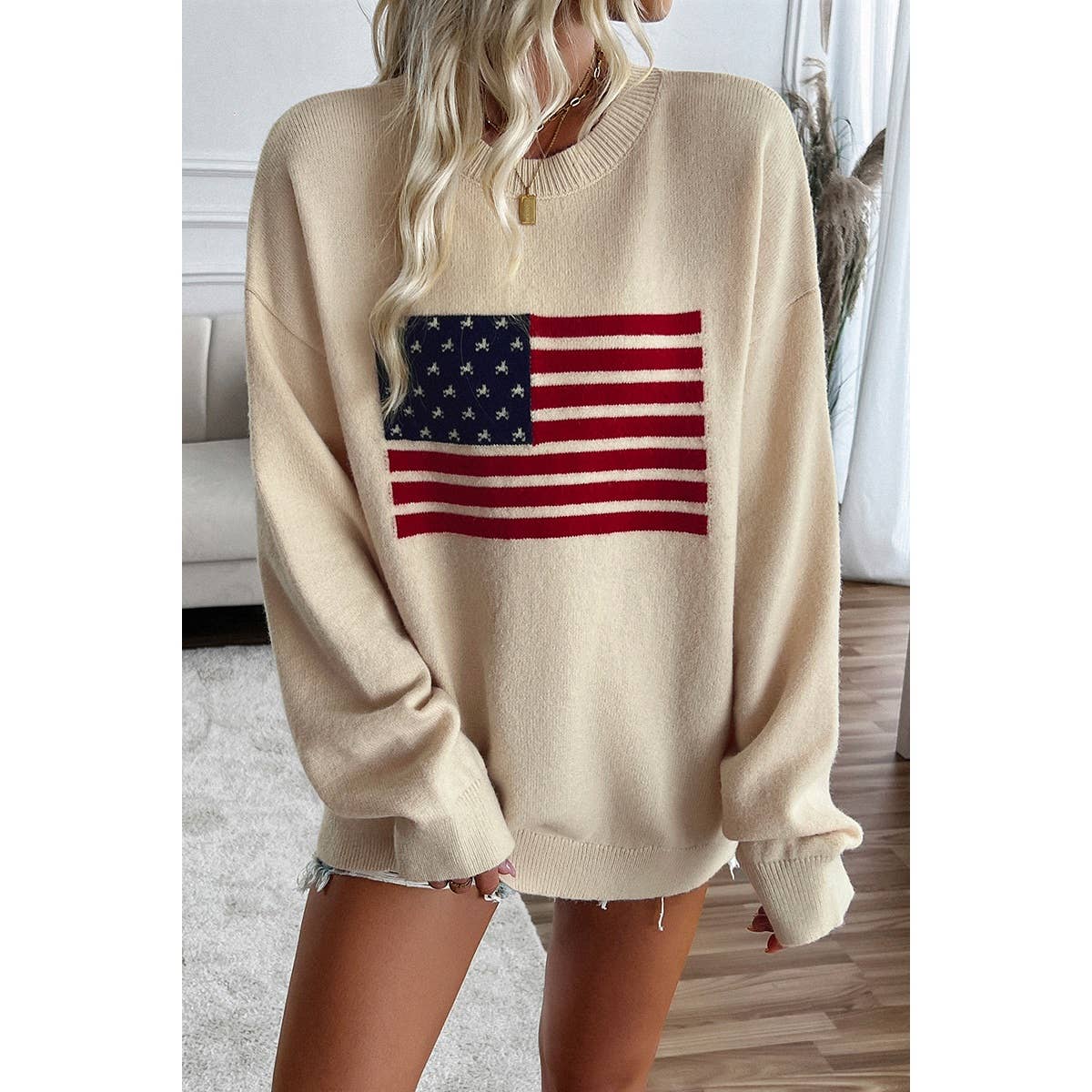 American Flag Sweatshirt