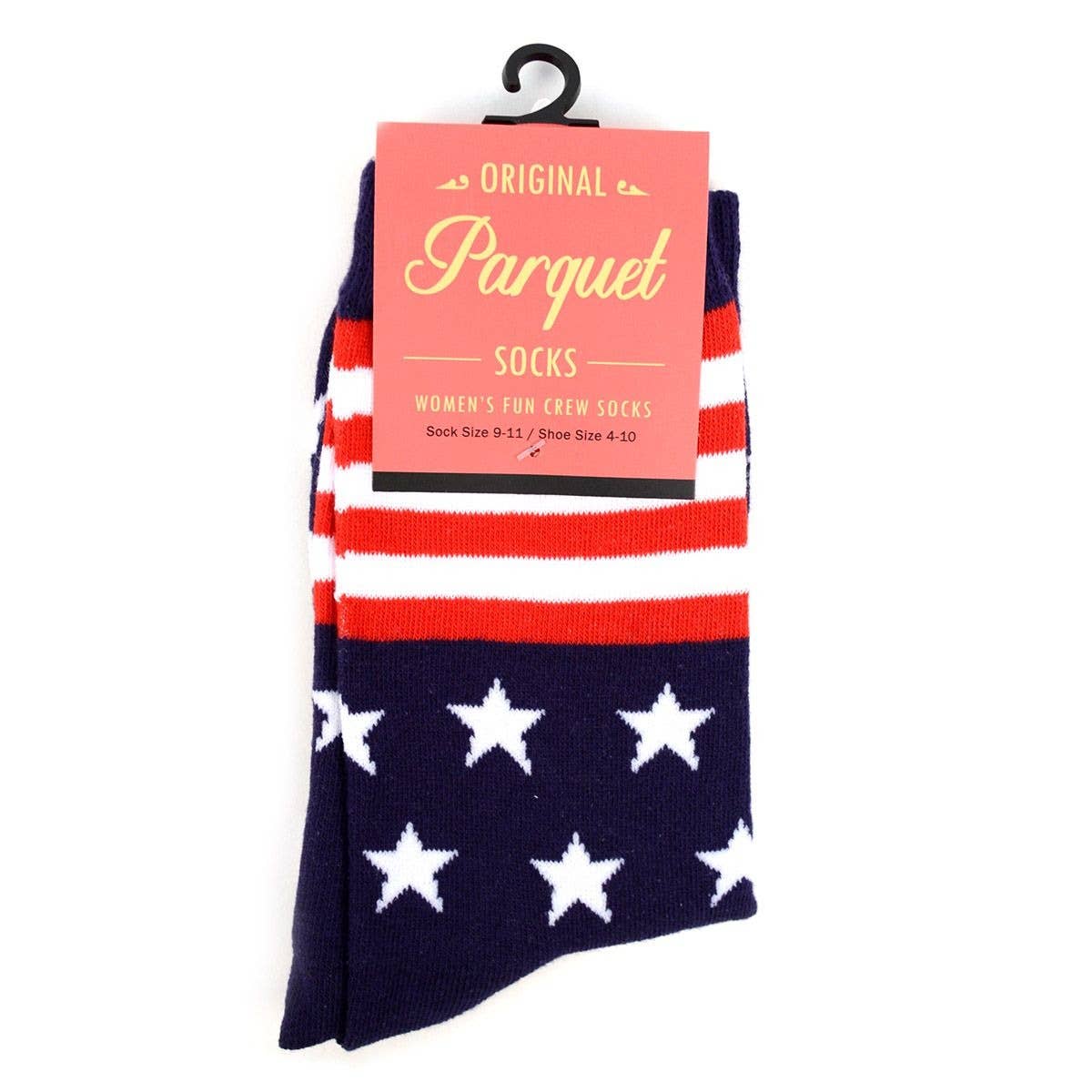 Women's American Flag, Stars & Stripes Novelty Socks