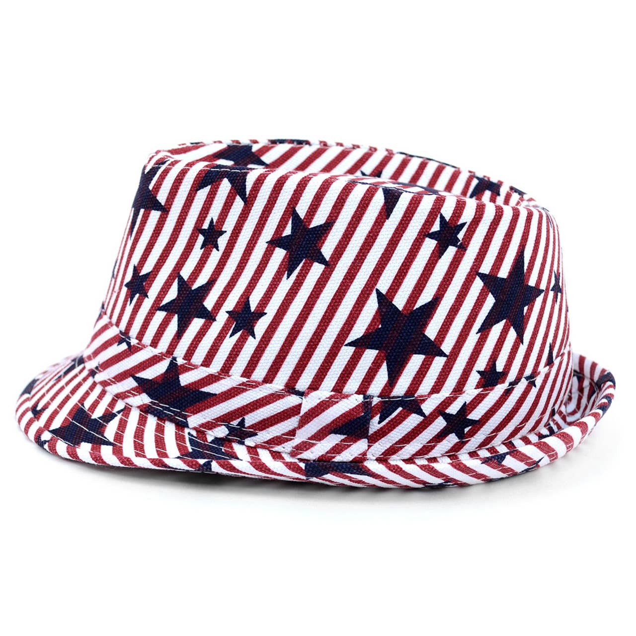 Unisex USA Stars & Stripes American Flag Fedora