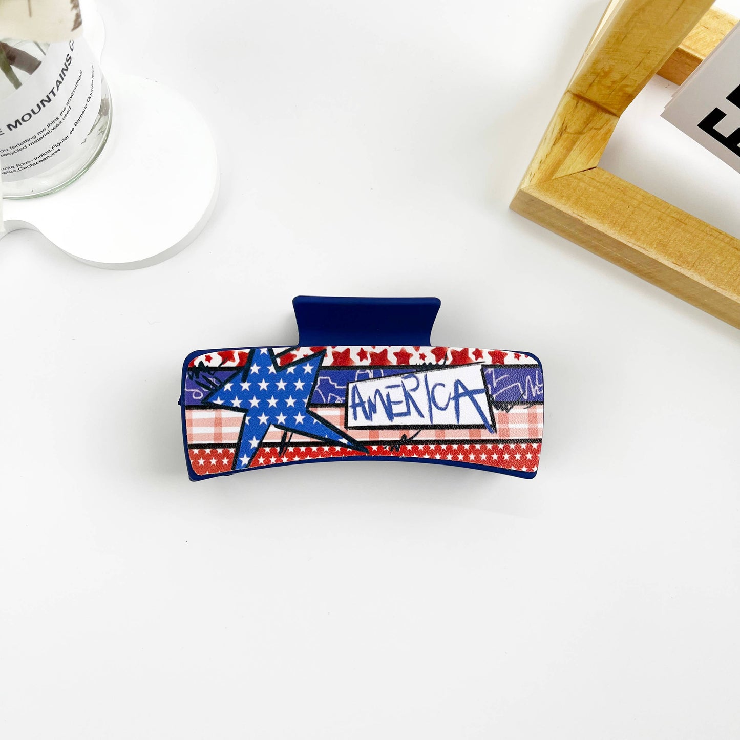 4“ Independence Day Hair Clip
