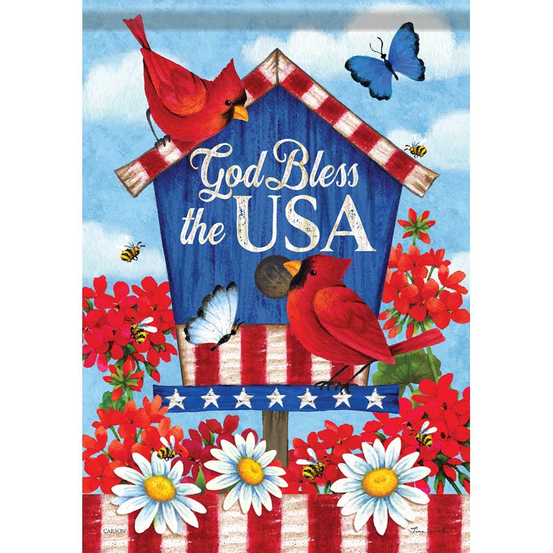 "God Bless USA" Dura Soft™ Garden Flag
